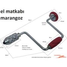 Özgürce El Elle Çevirmeli Marangoz Matkap, 4-12 Mm, Güçlü ve Dayanıklı