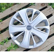 Yk Chevrolet Lacetti / Epica / Cruze / Aveo 15 Inç Uyumlu Jant Kapağı 4'lü Takım Amblem Hediyeli