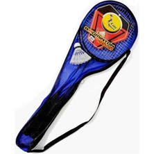 Taşınabilir Çanta Içinde 2 Raket ve 1 Top ile Badminton Seti
