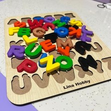 Pla Harflerden Eğitici Alfabe Harf Puzzle Seti
