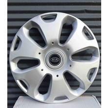 Yk Kia Picanto / Pegas / Soluto / Rio Uyumlu 14 Inç Jant Kapağı 4'lü Takım Amblem Hediyeli