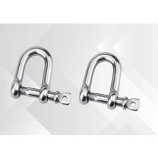 U Tipi Zincir Kilidi, 7mm Kalınlıkta, 2 Adet Set