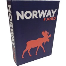Biseystore 2025-677 Norway Fjord Dekorarif Kitap Kutusu