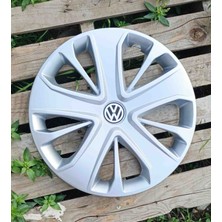 Yk Volkswagen Polo / Golf / Passat / Jetta Uyumlu 15 Inç Jant Kapağı 4'lü Takım Amblem Hediyeli
