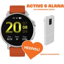 Normadia Fit7 Akıllı Saat, Powerbank Hediyeli, Alüminyum Kasa, Spor Silikon Kordon