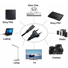 PX-TEYP15 1.5 Metre Teyip Power Kablo, Ps5, Ps4, Ps3, Xbox Serisi C7 Euro Güç Kablosu