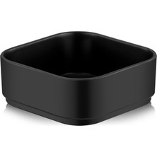 Tria Gravity Serisi Kare Kase 6 Adet 12X12 CM-SIYAH-TR2329B