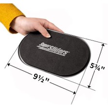 Super Sliders 22 cm x 13 cm Yeniden Kullanılabilir Xl Halı Için Ağır Mobilya Kaydırıcıları, Kahverengi (8'li Paket)