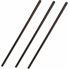 Ennalbur Mum Sıcak Silikon Siyah 6,2 mm  30 cm 3 Adet