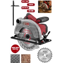 Özgürce Yüksek Güçlü 1400W 185MM Daire Testere Profesyonel Kesim Aleti