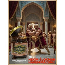Harem Macunu 240 gr Ginsengli Bitkisel Pekmez Karışımlı Macun Anzeli Naturel Çakşır Otu Macunlu Ballı Polenli Multivitamin Bitkisel Macun Güç ve Kuvvet