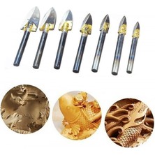 Özgürce Ahşap Oyma Seti 6 mm Saplı 7 Parça Gravür Araçları