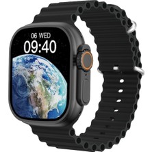Normadia Akıllı Saat Microwear W68 +Plus 49 mm Siyah Ithalatçı Garantili