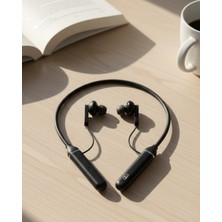 Egecen Uzun Süre Kullanımlı Kablosuz Boyun Askılı Stereo Kulaklık Güçlü Bas ve Net - EC001Z-55TYA