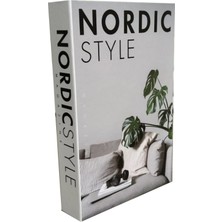Biseystore 2025-690 Nordıc Style Dekoratif Kitap Kutusu