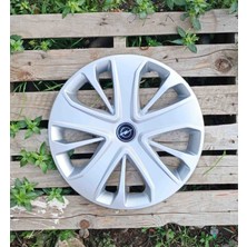 Yk Opel Astra / Corsa / Vectra / Meriva Uyumlu 15 Inç Jant Kapağı 4'lü Takım Amblem Hediyeli