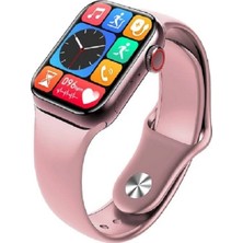 Normadia Mini Pembe Akıllı Saat, iPhone ve Android Uyumlu, Şık ve Çok Fonksiyonlu
