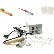 Özgürce Gauss Ahşap Yakma Dağlama Makinesi 16 Uçlu, Hediyeli, Kontrol Kalemi