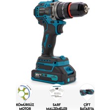 Özgürce 10MM Mavi Kömürsüz Vidalama, Dayanıklı ve Güçlü Malzeme