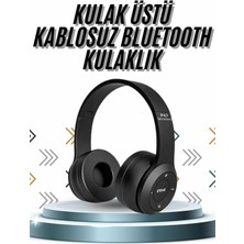 Egecen Kulak Üstü Bluetooth Kulaklık Yüksek Ses Kaliteli Ayarlanabilir - EC001Z-5682O7