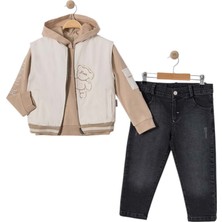 Gültekin Bebe Jolly Pop Çift Taraflı Takım 3 Lü 1-4 Yaş -448380747 - Bej