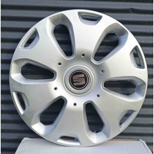 Yk Seat Ibiza / Toledo Uyumlu 14 Inç Jant Kapağı 4'lü Takım Amblem Hediyeli