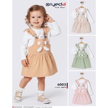 Gültekin Bebe Oryeda Oyuncaklı Renkli Kız Kot Elbise 9-24 Aylık -437768256 - Kahverengi