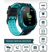 Normadia Yüksek Teknoloji Çocuk Akıllı Saat, Takipli, Kamera ve Fenerli, Yeşil