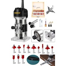 Özgürce Bakır Sargı System 3000W Devir Ayarlı Freze Makinesi ve Uç Seti