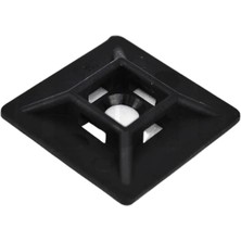 Shuivan Shuıvan Yapışkanlı Kroşe 20X20MM 100'LÜ Paket - Siyah