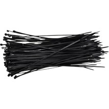 Shuivan Shuıvan Cırt Kelepçe 20CM Kablo Bağı 200X2,5MM Uv 100'LÜ Paket - Siyah