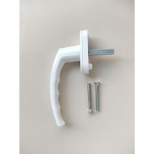 Beyaz Pvc Pimapen Pencere Kolu, 2 Adet