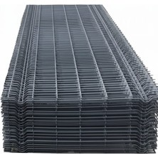 Belirtilmemiş Konsep Panel Çit Sade  | Galvanizli Yeşil Çelik Panel Tel Çubuklu