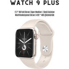 Normadia Büyük Ekranlı Çok Fonksiyonlu Akıllı Saat, Çift Kordon, Ios ve Android Uyumlu