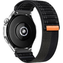 Normadia 22MM Uyumlu Yumuşak Kumaş Saat Kordonu, Wave Loop 46MM Için