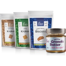 Fro Ramazan Paketi; Badem Unlu, Kıtırkraker, Biscotti,original Granola Butter