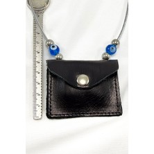 Biuti Suni Deri Küçük Çanta Sefere Çıkarken Okunacak Dualar Araba Dikiz Ayna Süsü