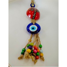 Ennea Art Nazar Boncuğu Duvar Dekoru Seramik Uğur Böceği El Yapımı Hediyelik Eşya