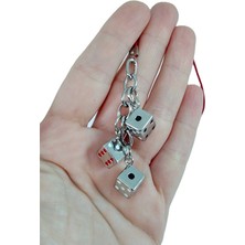 Biuti Dikiz Ayna Süsü, Metal Üçlü Zar Araba Dekoru Hediyelikaksesuar, Yeni Araba Hediyesi