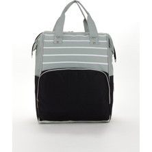 Lupi Tasarım Anne Bebek Bakım Sırt Çantası Termal Biberonluk Bebek Arabası Askı Aparatı Hediye