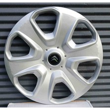 Yk Citroen Berlingo / Nemo / C-Elysee / C2 / C3 Uyumlu 15 Inç Jant Kapağı 4'lü Takım Amblem Hediyeli