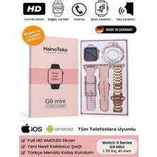 Normadia Şık 41MM Akıllı Saat, 3 Kordon Seçeneği, Kadınlar Için G9 Mini