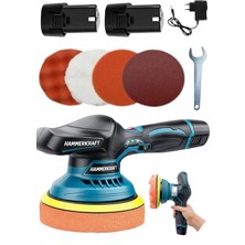 Özgürce 8 Kademe Devirli Akülü Orbital Polisaj ve Zımpara Makinesi