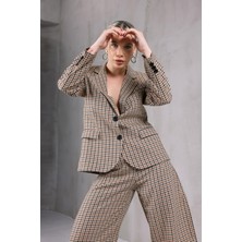 ME & ME Ekose Desenli Ceket Takım