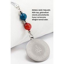 Biuti Çelik Ayetel Kürsi Felak Nas Ihlas Araba Dikiz Ayna Süsü, Doğal Taşlar: Akik