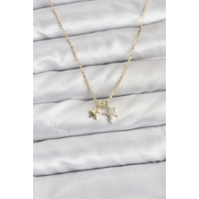 Prativas Pirinç Gold Renk Yıldız Minimal Kadın Kolye – PRT3500EB09787