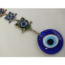 Ennea Art Metal Baykuşlar Nazarlık El Yapımı Duvar Dekoru