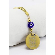 Biuti Gold Renkli Zikr-I Şerif Ayetel Kürsi Araba Dikiz Ayna Süsü, Yeni Araba Hediyesi