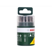 Bosch 10 Parça Vidalama Ucu Seti, Çok Renkli ve Çok Amaçlı Kullanım