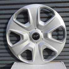 Yk Hyundai I20 / I10 / Accent Uyumlu 15 Inç Jant Kapağı 4'lü Takım Amblem Hediyeli